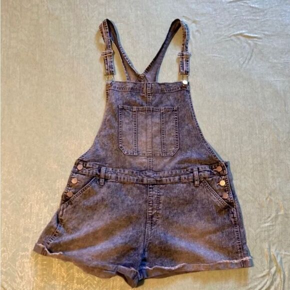 Nobo Relaxed Fit Jean short overalls 5 pockets Loops for belt Junior size 15-17 - Picture 2 of 13